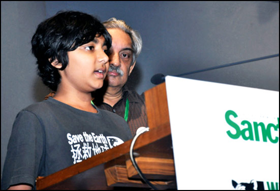 Madhav of group (Kids for Tigers)  : A noteworthy environmentalist